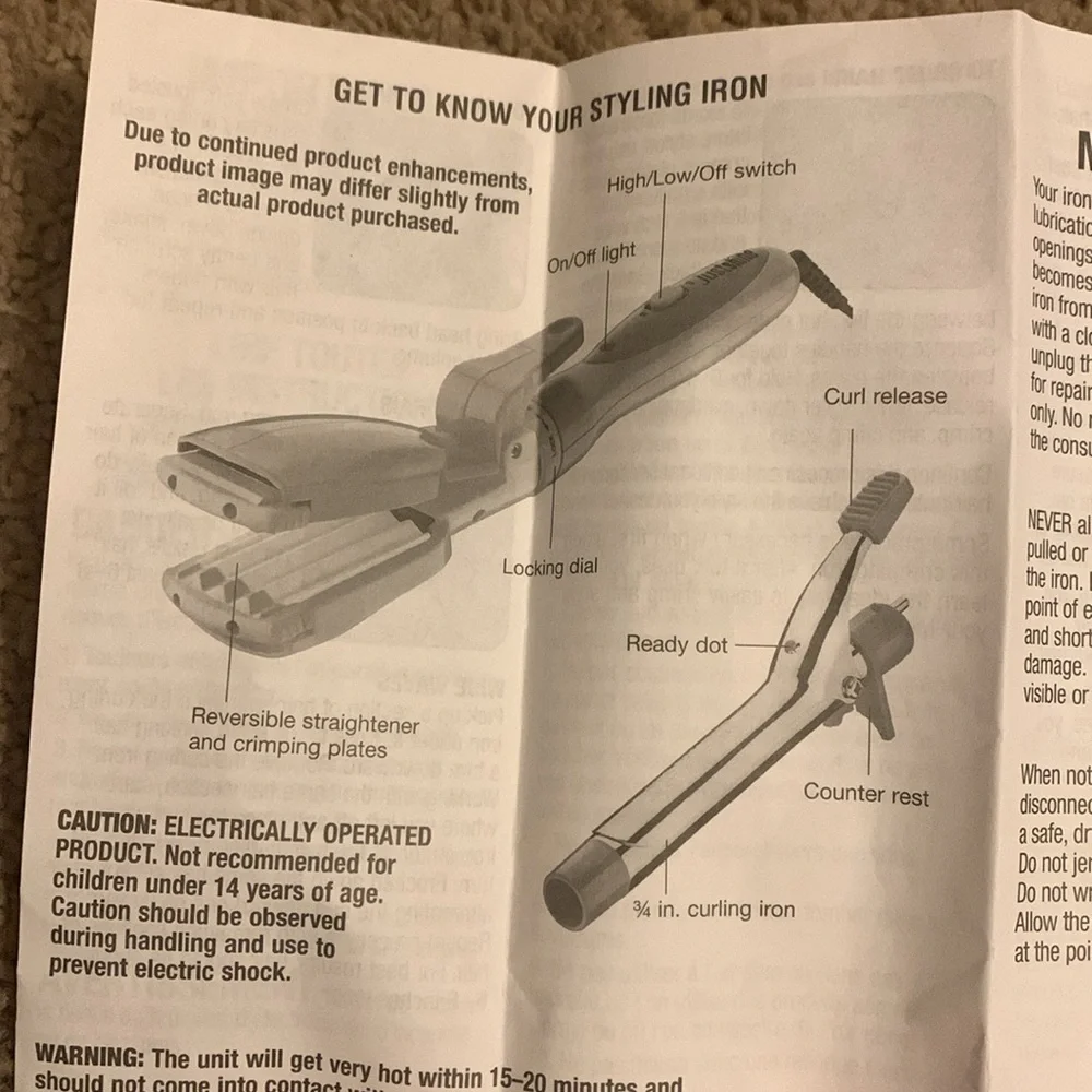 Conair just shine 4-in-1 styler